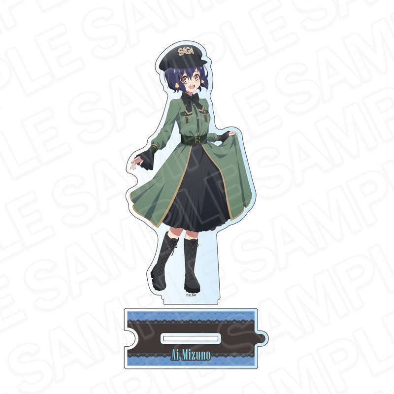 『ゾンビランドサガ ゆめぎんがパラダイス』つながるデカアクリルスタンド 水野 愛 ミリタリーロリータ ver.