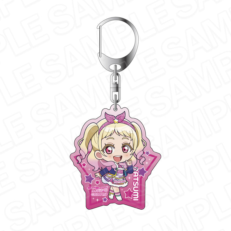 『ラブライブ!スーパースター!!』ホログラムキーホルダー 鬼塚夏美 イルミネーション デフォルメ ver.