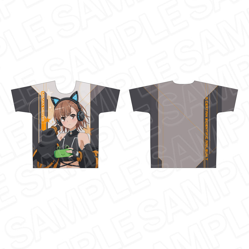 『とある科学の超電磁砲T』フルグラフィックTシャツ 御坂美琴 ゲーミング ver.