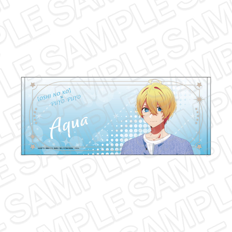 『【推しの子】×ぷよぷよ』フェイスタオル アクア