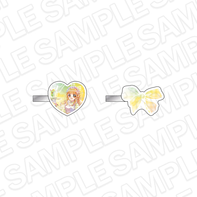 『マーメイドメロディー ぴちぴちピッチ』アクリルヘアクリップセット PALE TONE series ココ 和装メイド ver.