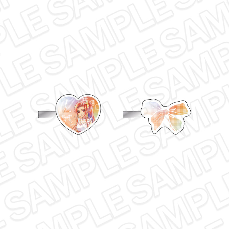 『マーメイドメロディー ぴちぴちピッチ』アクリルヘアクリップセット PALE TONE series 沙羅 和装メイド ver.