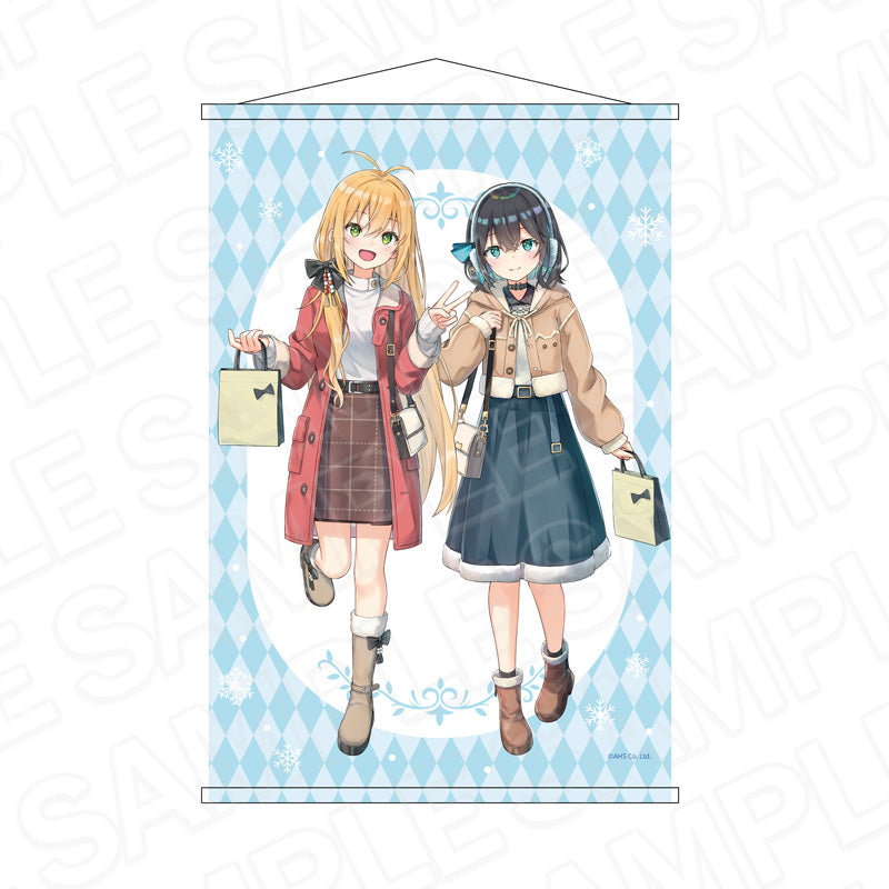 『弦巻マキ&宮舞モカ』B2タペストリー 冬服 ver.