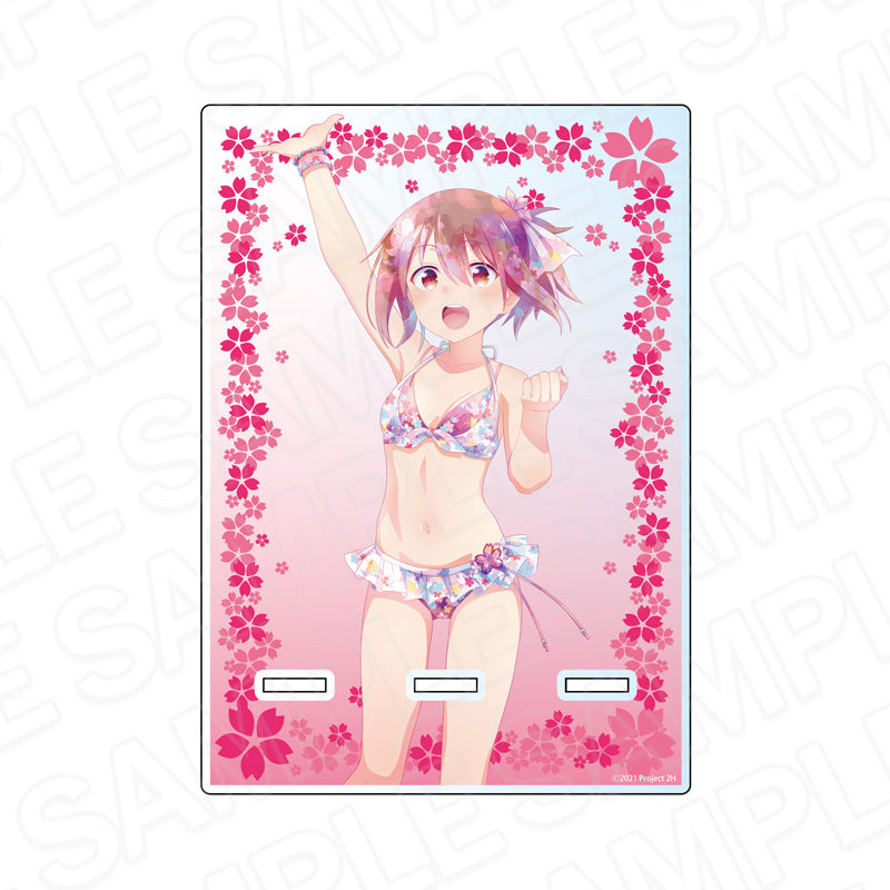 『結城友奈は勇者である 大満開の章』アクリルスマホスタンド PALE TONE series 結城友奈 桜水着 ver.