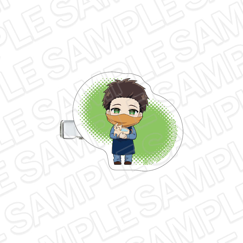 『拷問バイトくんの日常』アクリルヘアクリップ ヒュー