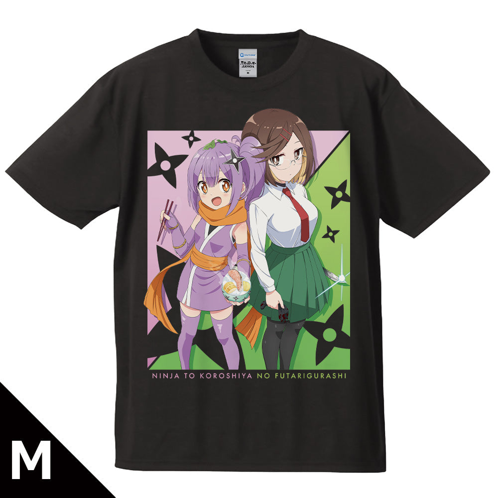 『忍者と殺し屋のふたりぐらし』Tシャツ さとこ&このは