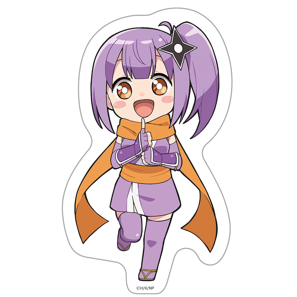 『忍者と殺し屋のふたりぐらし』ダイカットステッカー 草隠さとこ デフォルメver.