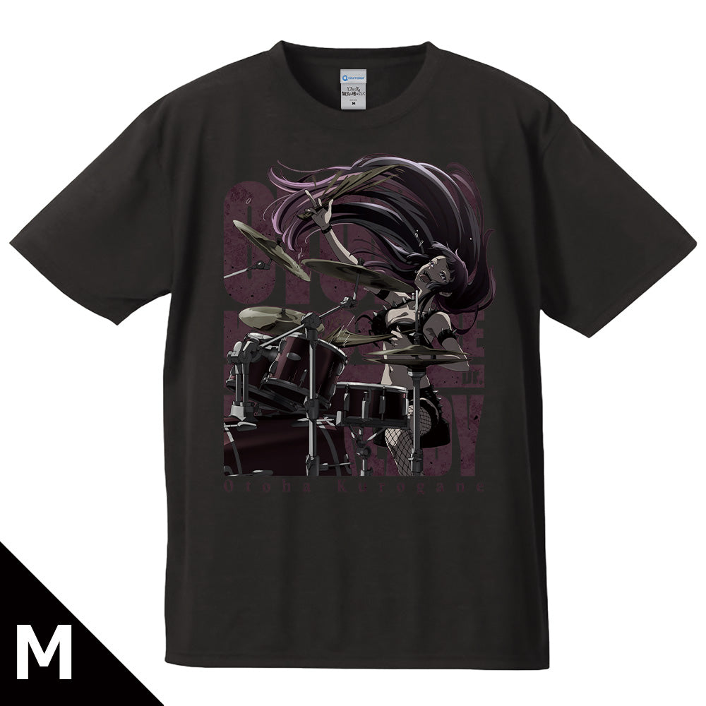 『ロックは淑女の嗜みでして』Tシャツ 黒鉄音羽 ロックver.