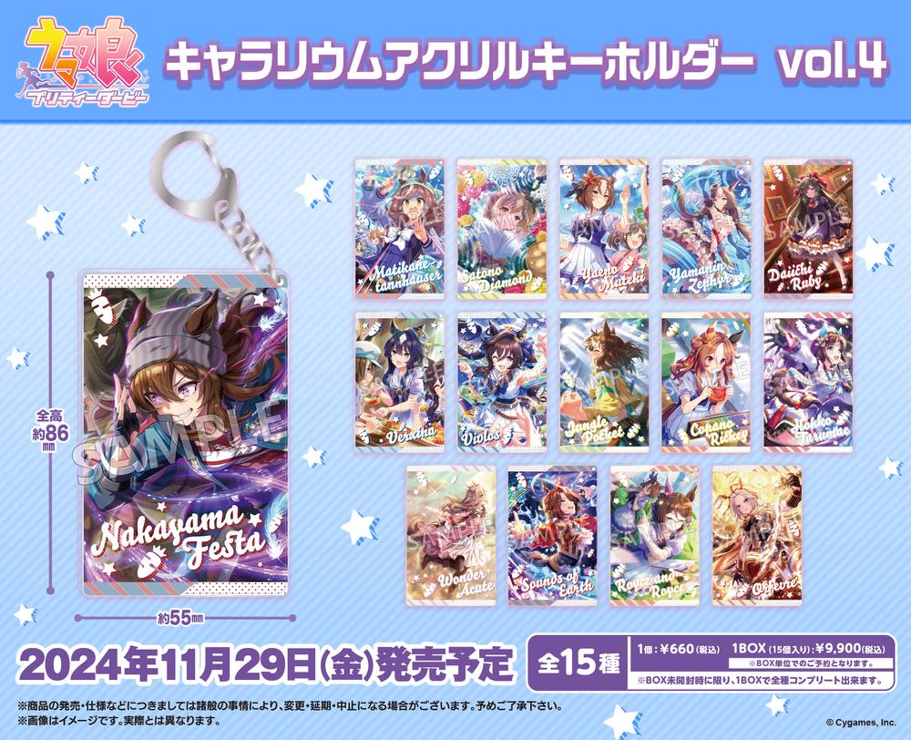 『ウマ娘 プリティーダービー』トレーディングキャラリウムアクリルキーホルダー Vol.4【BOX】