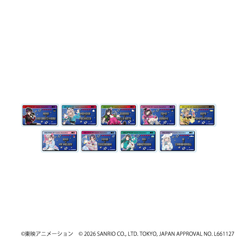 サンリオキャラクターズ』MM♡KU♡KT TDチャーム付きMCストラップBOX