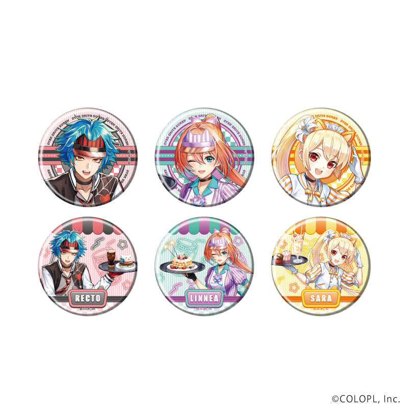 白猫プロジェクト』缶バッジ16/ダイナーver. コンプリートセット(全6種