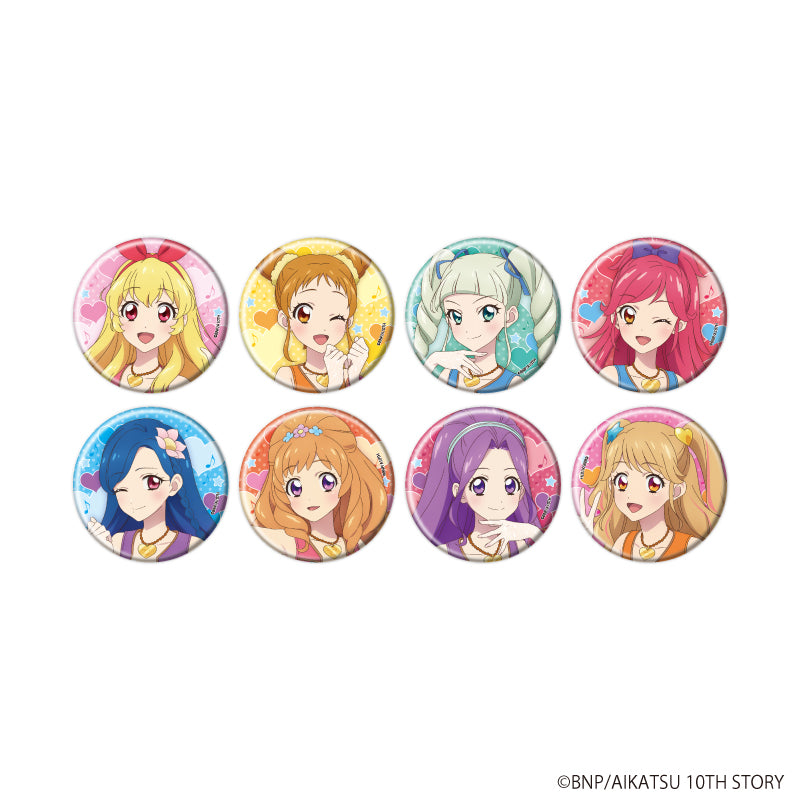 アイカツ!』缶バッジ14/コンプリートセット(全8種)(描き下ろしイラスト