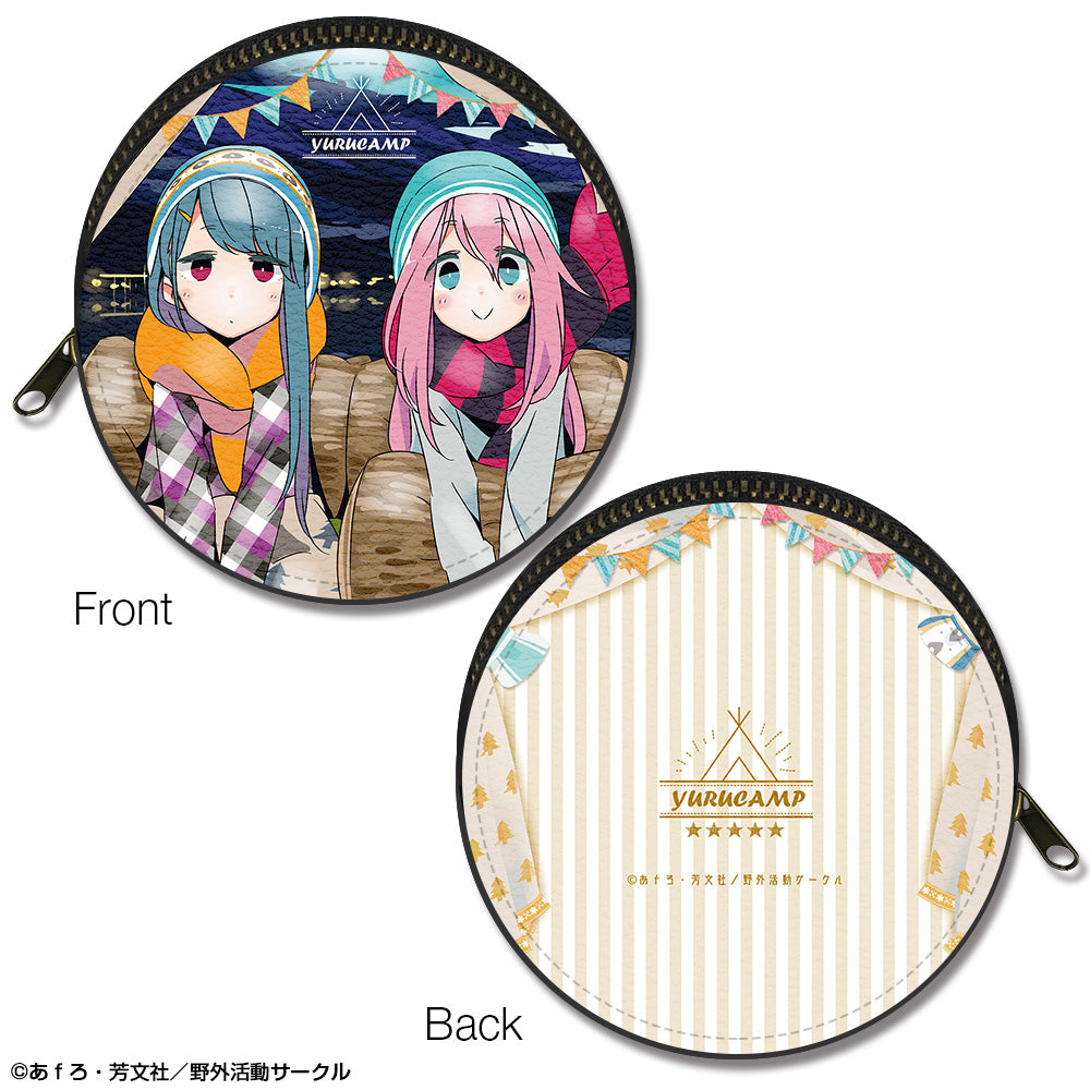『ゆるキャン△』まるっとレザーケース デザイン03(各務原なでしこ&志摩リン/B)【202504再販】