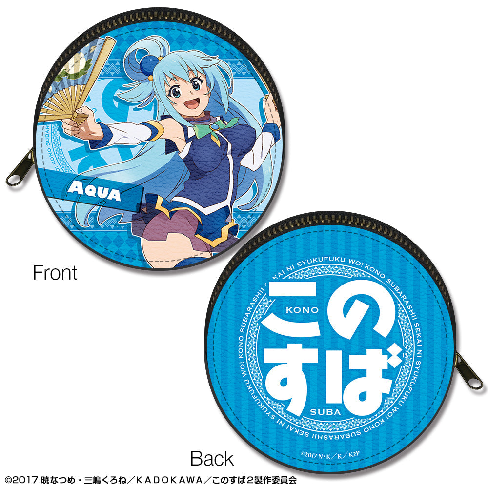 『この素晴らしい世界に祝福を!2』まるっとレザーケース デザイン01(アクア/A)【202506再販】