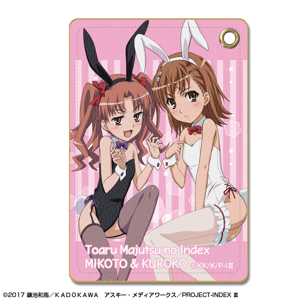 『とある魔術の禁書目録III』レザーパスケース デザイン03(御坂美琴&白井黒子)【202604再販】