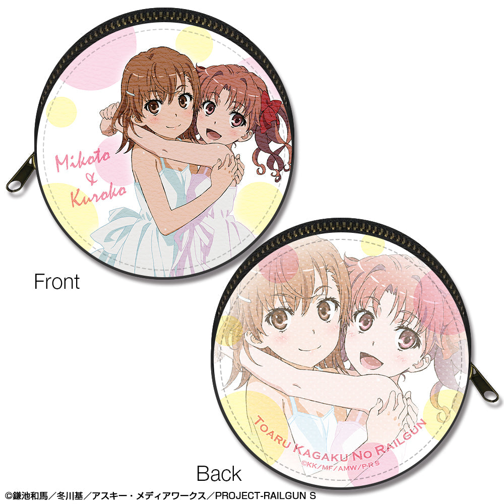 『とある科学の超電磁砲S』まるっとレザーケース デザイン06(御坂美琴&白井黒子)【202506再販】