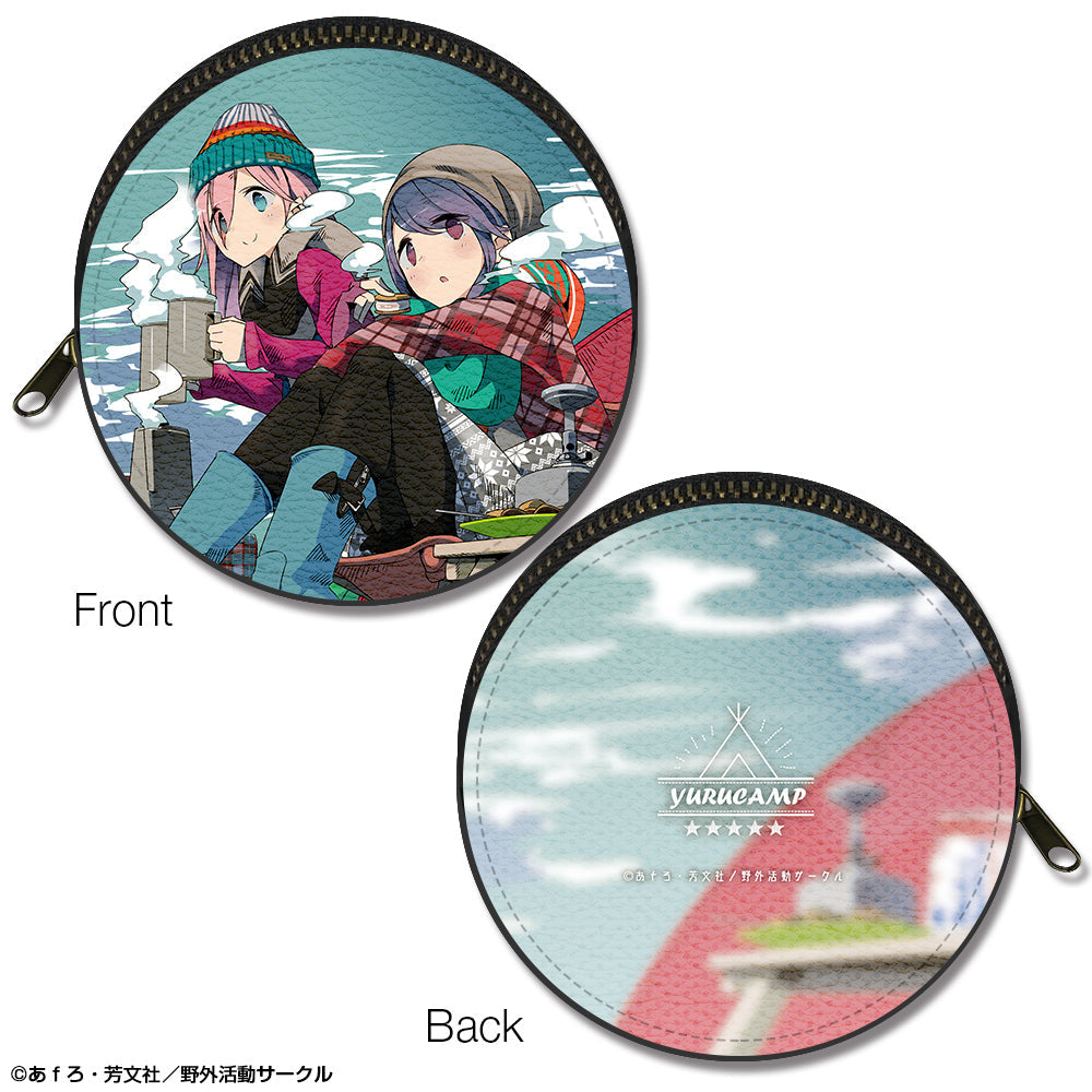 『ゆるキャン△』まるっとレザーケース Ver.2 デザイン02(各務原なでしこ&志摩リン/B)【202504再販】
