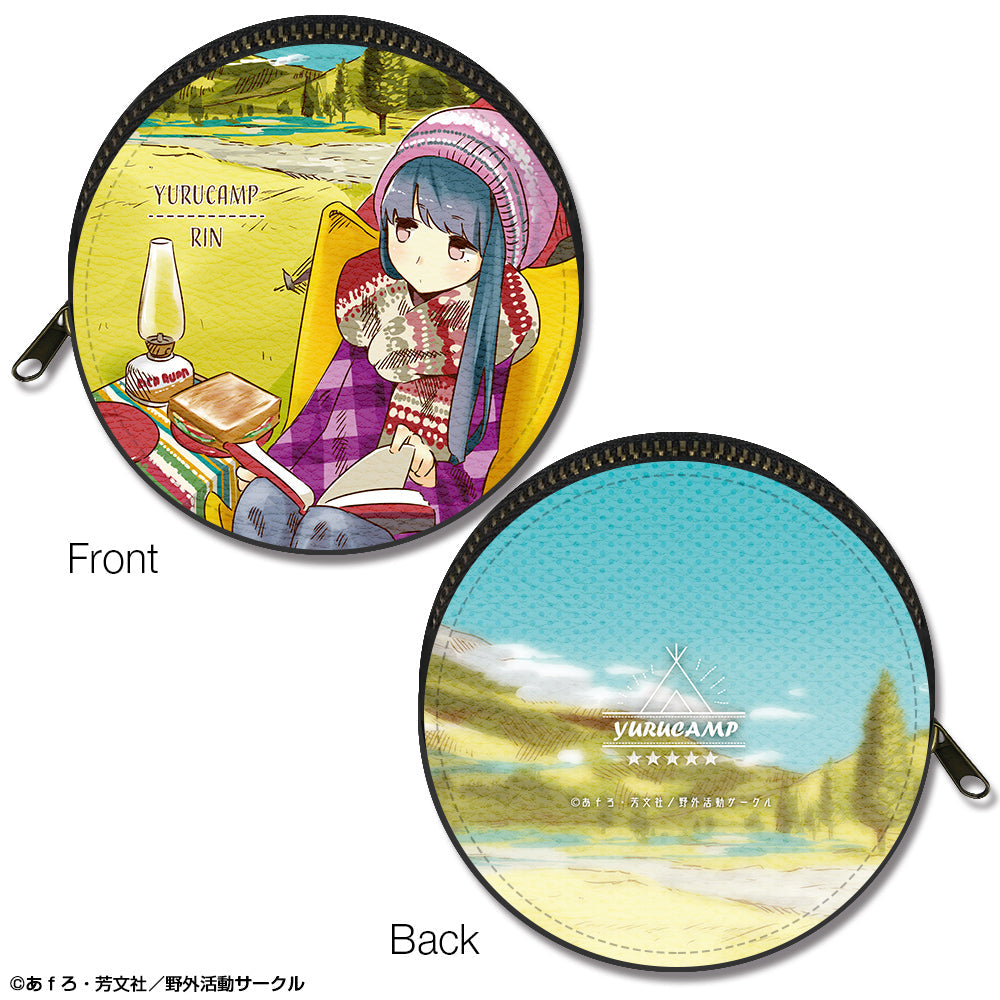 『ゆるキャン△』まるっとレザーケース Ver.2 デザイン04(志摩リン)【202504再販】