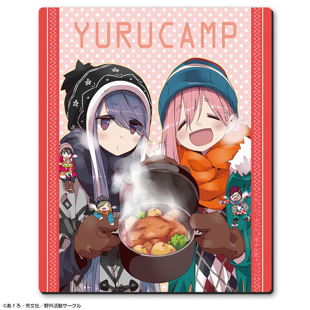 『ゆるキャン△』ラバーマウスパッド デザイン01(各務原なでしこ&志摩リン/A)【202510再販】