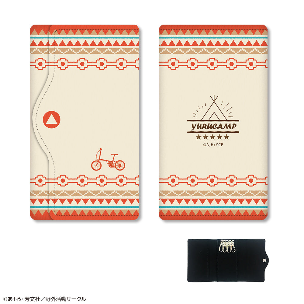 『ゆるキャン△』レザーキーケース デザイン05(モチーフ/A)【202504再販】