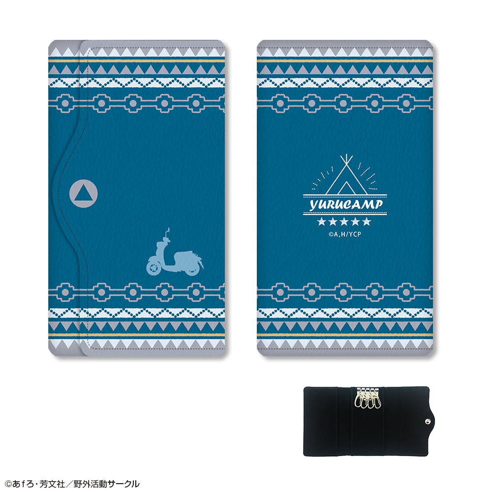 『ゆるキャン△』レザーキーケース デザイン06(モチーフ/B)【202508再販】
