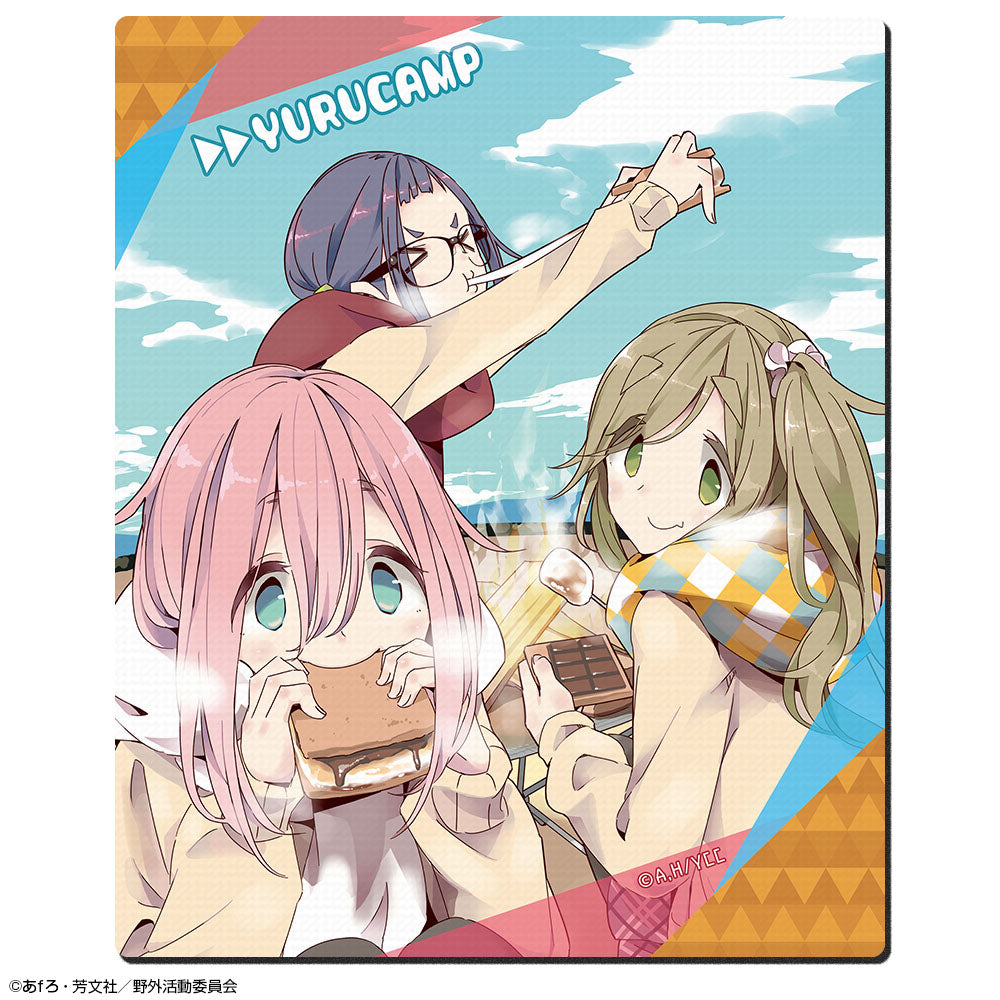 『ゆるキャン△』ラバーマウスパッド Ver.2 デザイン05(集合/A)【202504再販】