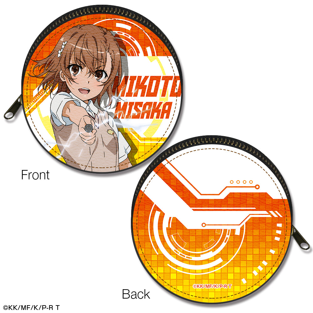 『とある科学の超電磁砲T』まるっとレザーケース デザイン01(御坂美琴)【202604再販】