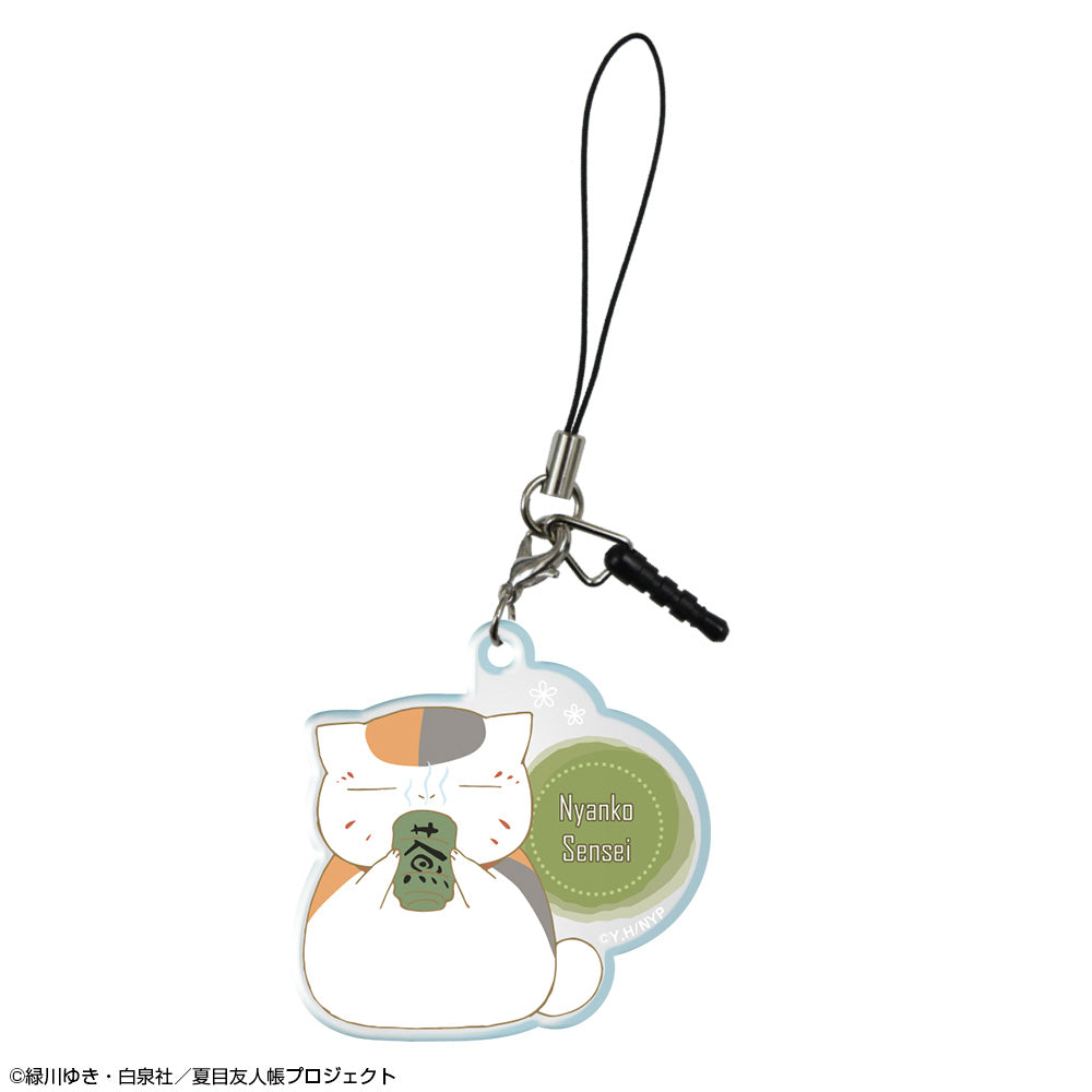 『夏目友人帳』アクリルイヤホンジャックアクセサリー デザイン02(ニャンコ先生/B)【202602再販】