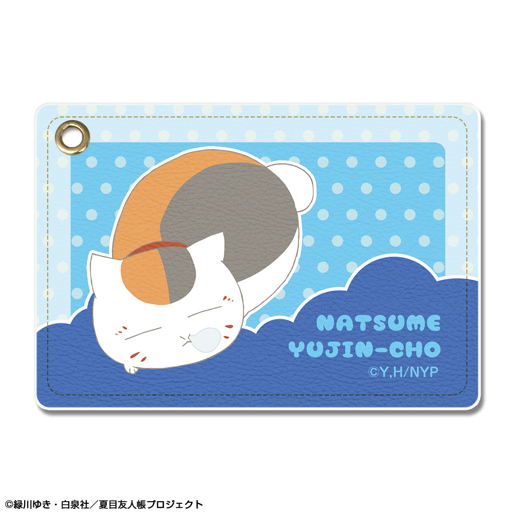 『夏目友人帳』レザーパスケース Ver.2 デザイン02(ニャンコ先生/B)【202602再販】
