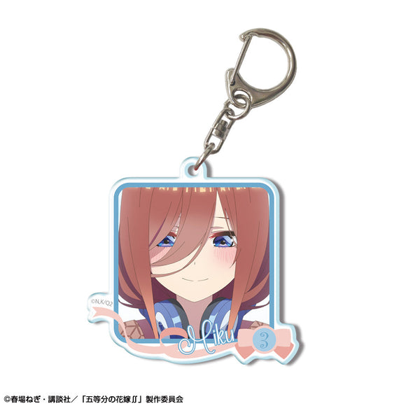 『五等分の花嫁∫∫』アクリルキーホルダー デザイン07(中野三玖/A)【202410再販】