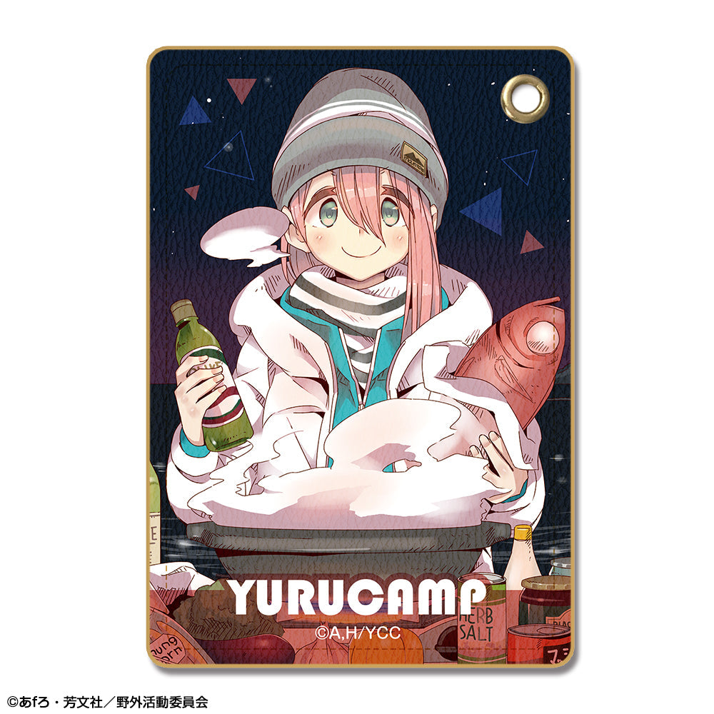 『ゆるキャン△』レザーパスケース Ver.3 デザイン01(各務原なでしこ/A)【202511再販】