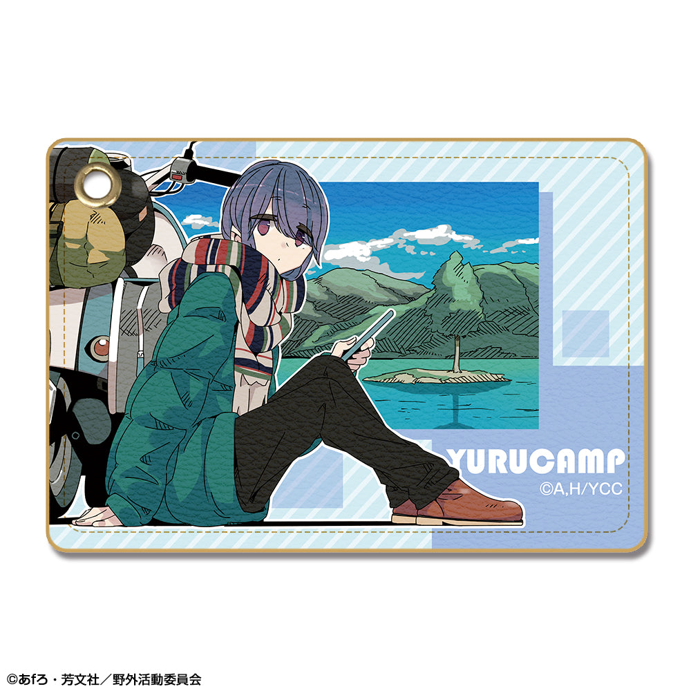 『ゆるキャン△』レザーパスケース Ver.3 デザイン03(志摩リン/A)【202603再販】