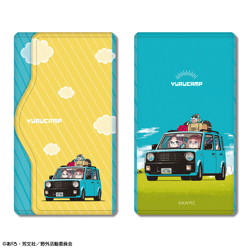 『ゆるキャン△』レザーキーケース Ver.2 デザイン03(集合)【202508再販】