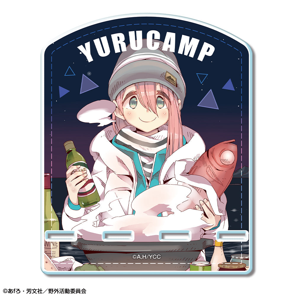 『ゆるキャン△』アクリルスマホスタンド デザイン01(各務原なでしこ/A)【202504再販】