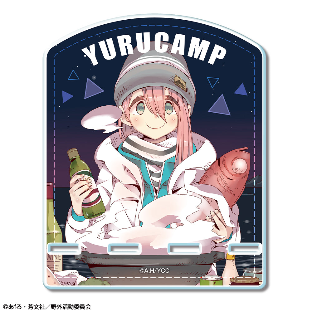 『ゆるキャン△』アクリルスマホスタンド デザイン01(各務原なでしこ/A)【202603再販】