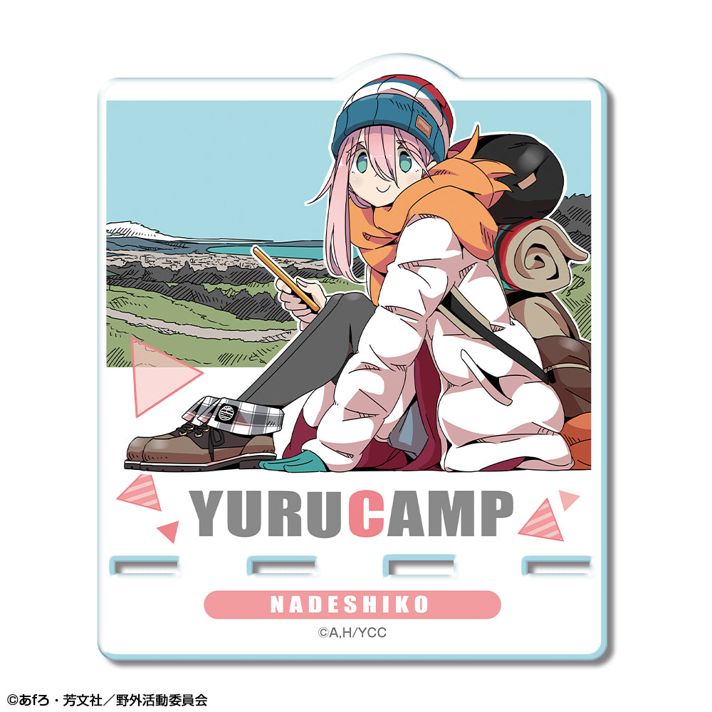 『ゆるキャン△』アクリルスマホスタンド デザイン02(各務原なでしこ/B)【202504再販】