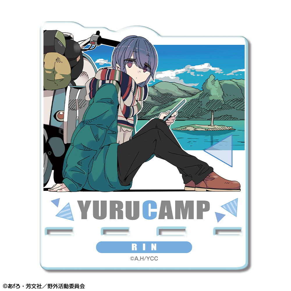 『ゆるキャン△』アクリルスマホスタンド デザイン03(志摩リン)【202603再販】