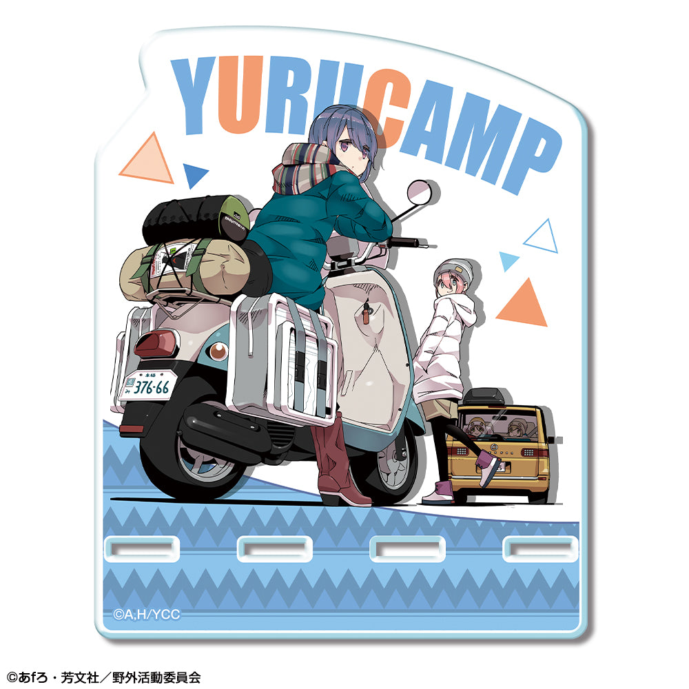 『ゆるキャン△』アクリルスマホスタンド デザイン04(各務原なでしこ&志摩リン)【202603再販】