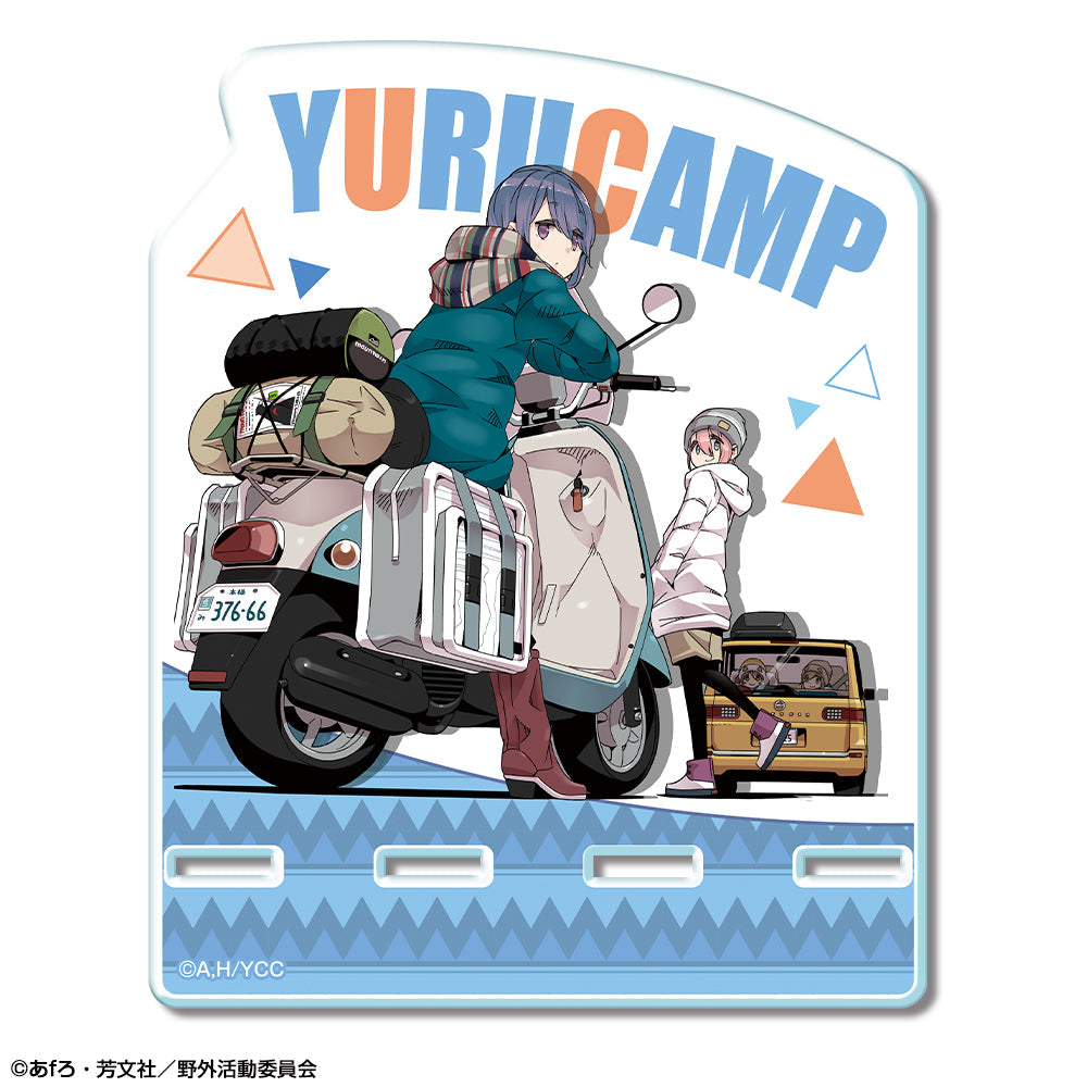 『ゆるキャン△』アクリルスマホスタンド デザイン04(各務原なでしこ&志摩リン)【202510再販】