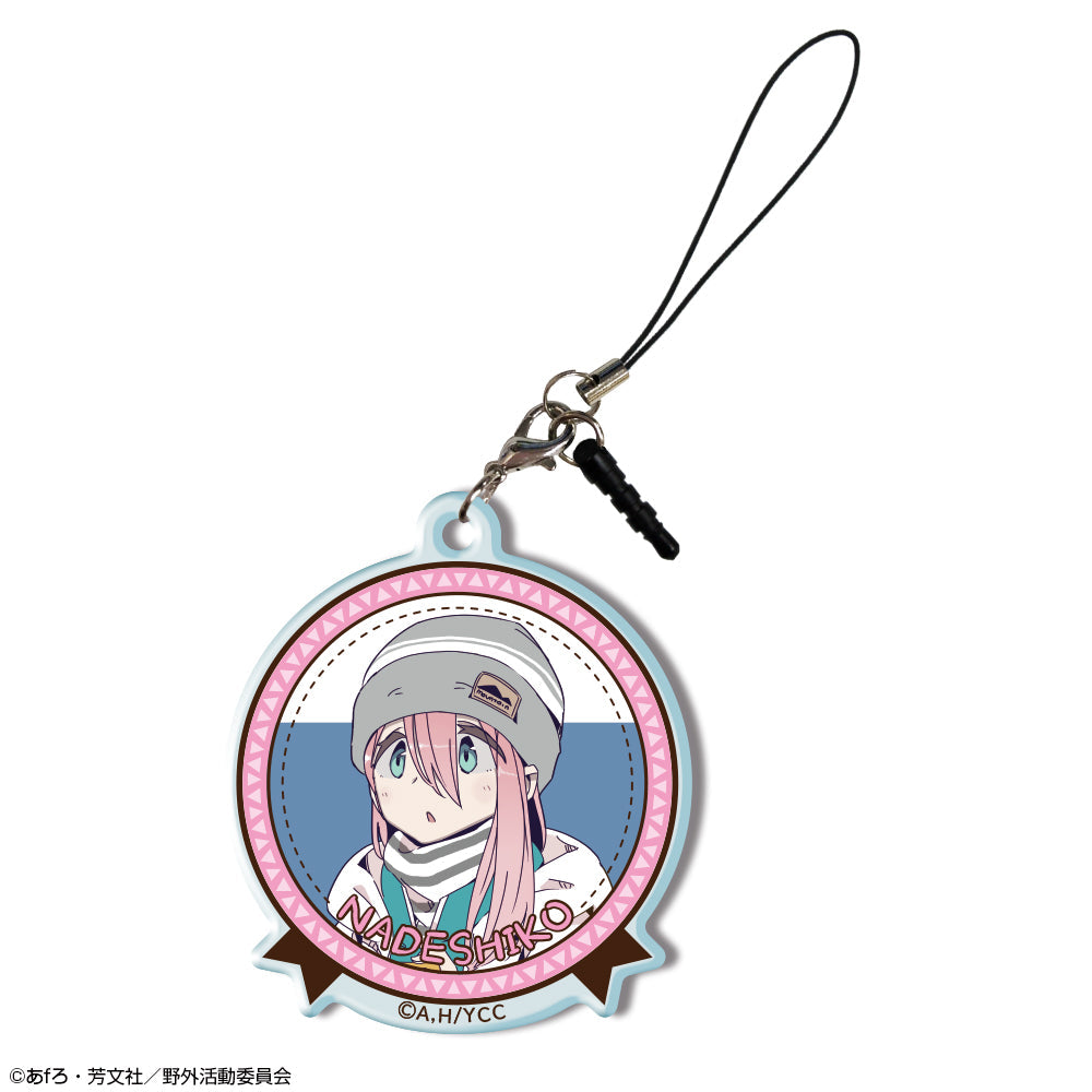 『ゆるキャン△』アクリルイヤホンジャックアクセサリー Ver.5 デザイン02(各務原なでしこ/B)【202504再販】