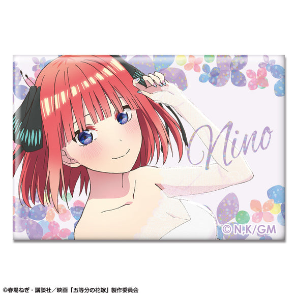 『五等分の花嫁』ホログラム缶バッジ 花嫁Ver. デザイン02(中野二乃)【202407再販】