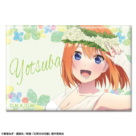 『五等分の花嫁』ホログラム缶バッジ 花嫁Ver. デザイン04(中野四葉)【202407再販】