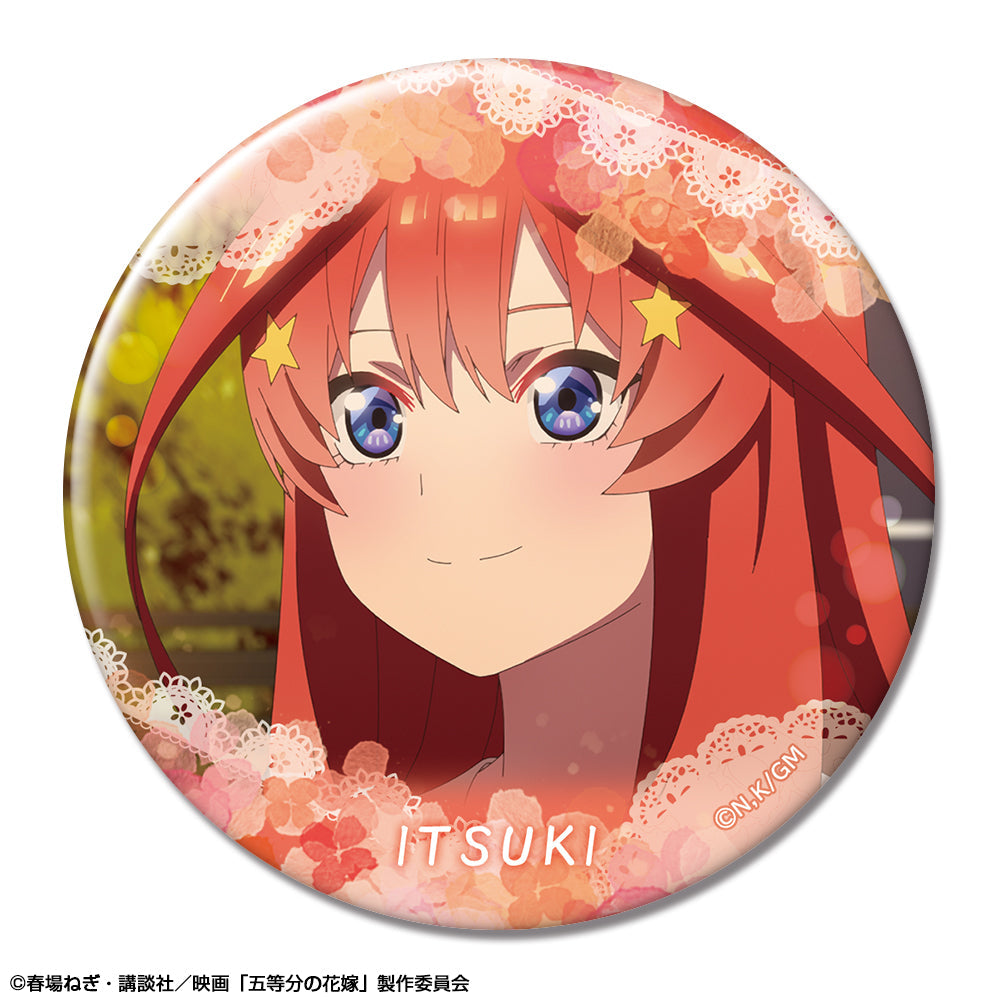 五等分の花嫁 THEキャラ SHOP 貴重 中野五月 缶バッジ モノクロ