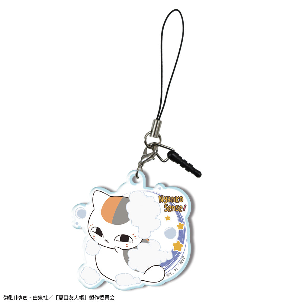 『夏目友人帳』アクリルイヤホンジャックアクセサリー Ver.2 デザイン02(ニャンコ先生/B)【202602再販】