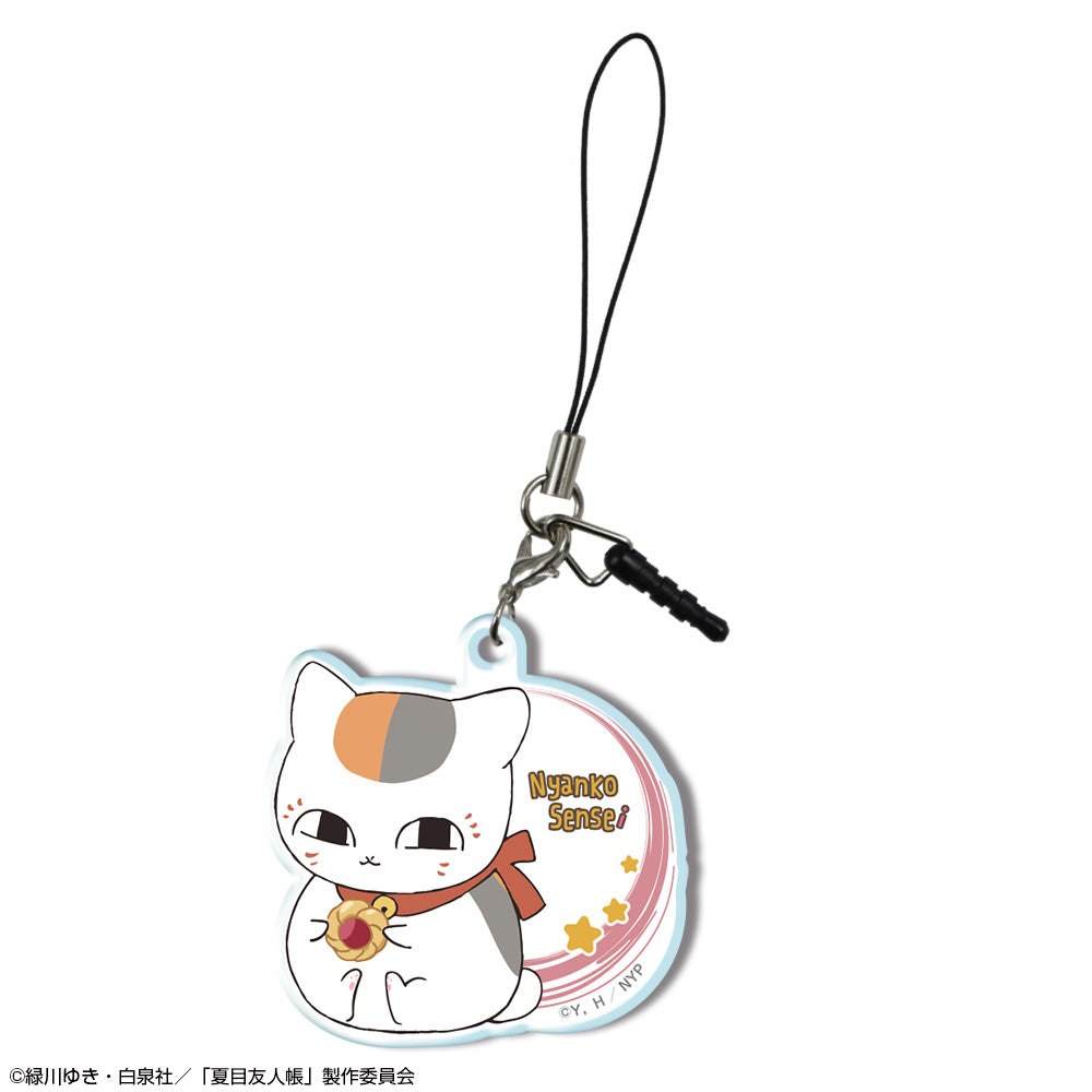 『夏目友人帳』アクリルイヤホンジャックアクセサリー Ver.2 デザイン04(ニャンコ先生/D)【202602再販】