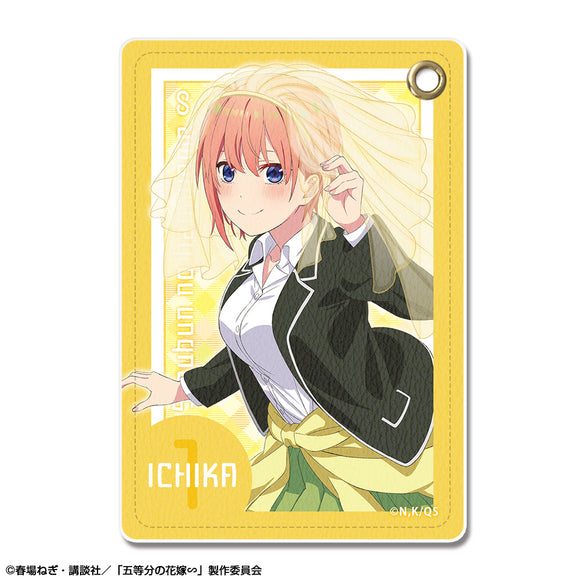 『五等分の花嫁∽』レザーパスケース デザイン02(中野一花/B)【202410再販】