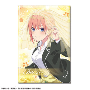 『五等分の花嫁∽』ホログラム缶バッジ デザイン02(中野一花/B)【202407再販】