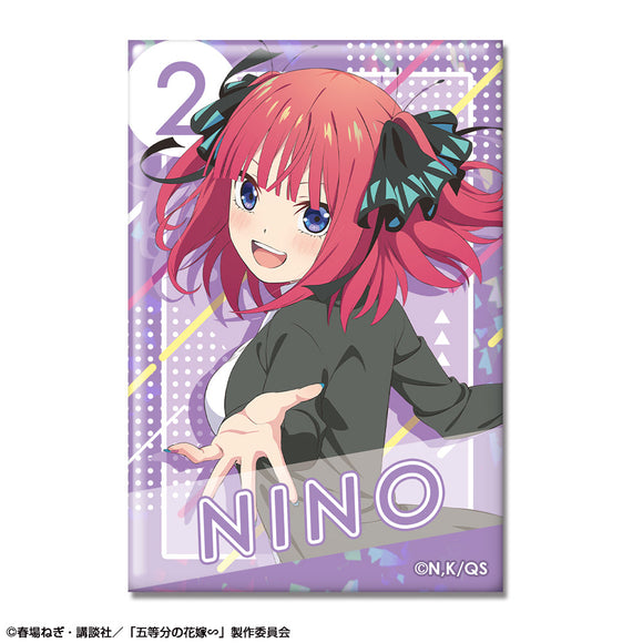 『五等分の花嫁∽』ホログラム缶バッジ デザイン03(中野二乃/A)【202407再販】