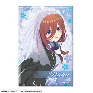 『五等分の花嫁∽』ホログラム缶バッジ デザイン06(中野三玖/B)【202407再販】