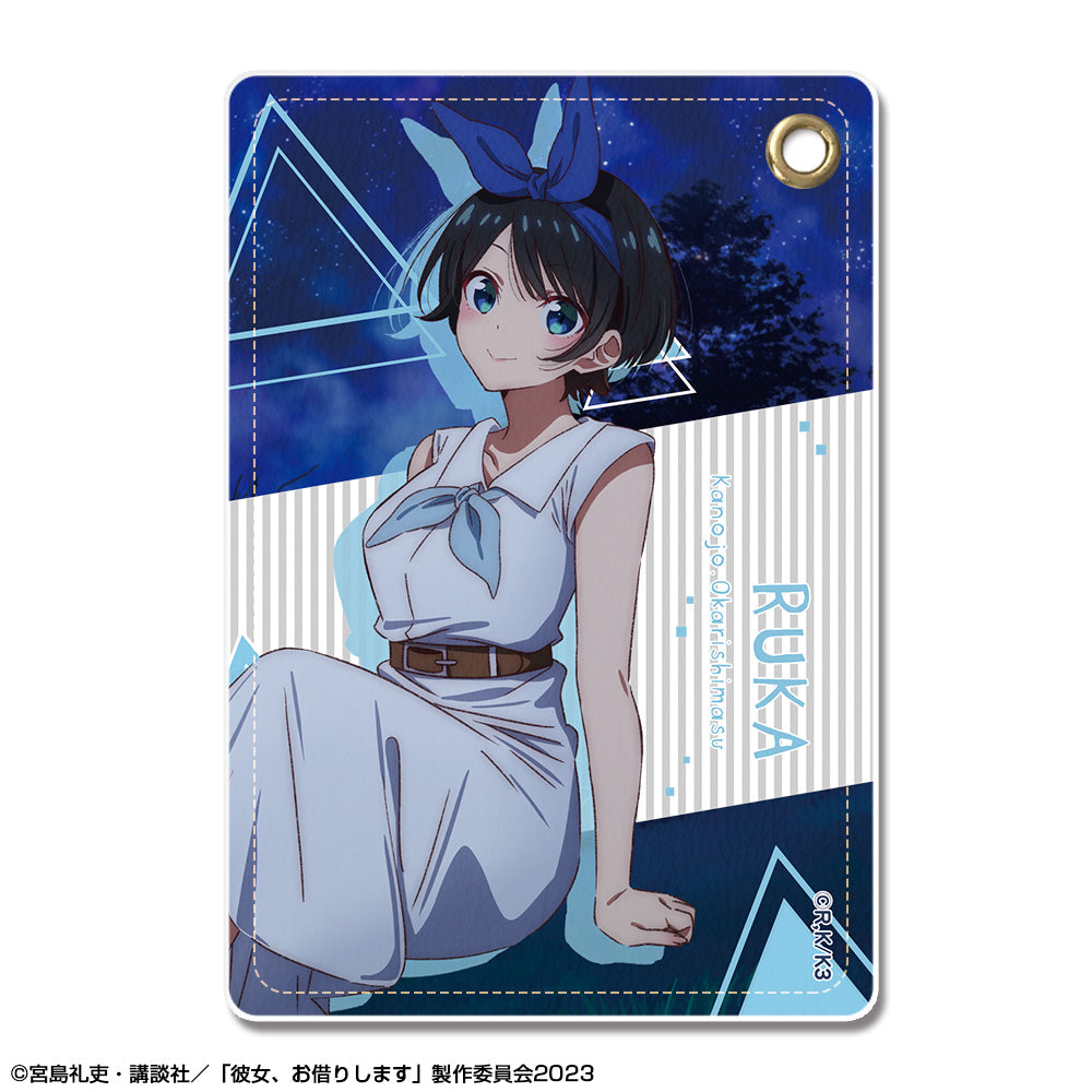 『彼女、お借りします』レザーパスケース Ver.3 デザイン03(更科瑠夏/A)【202509再販】
